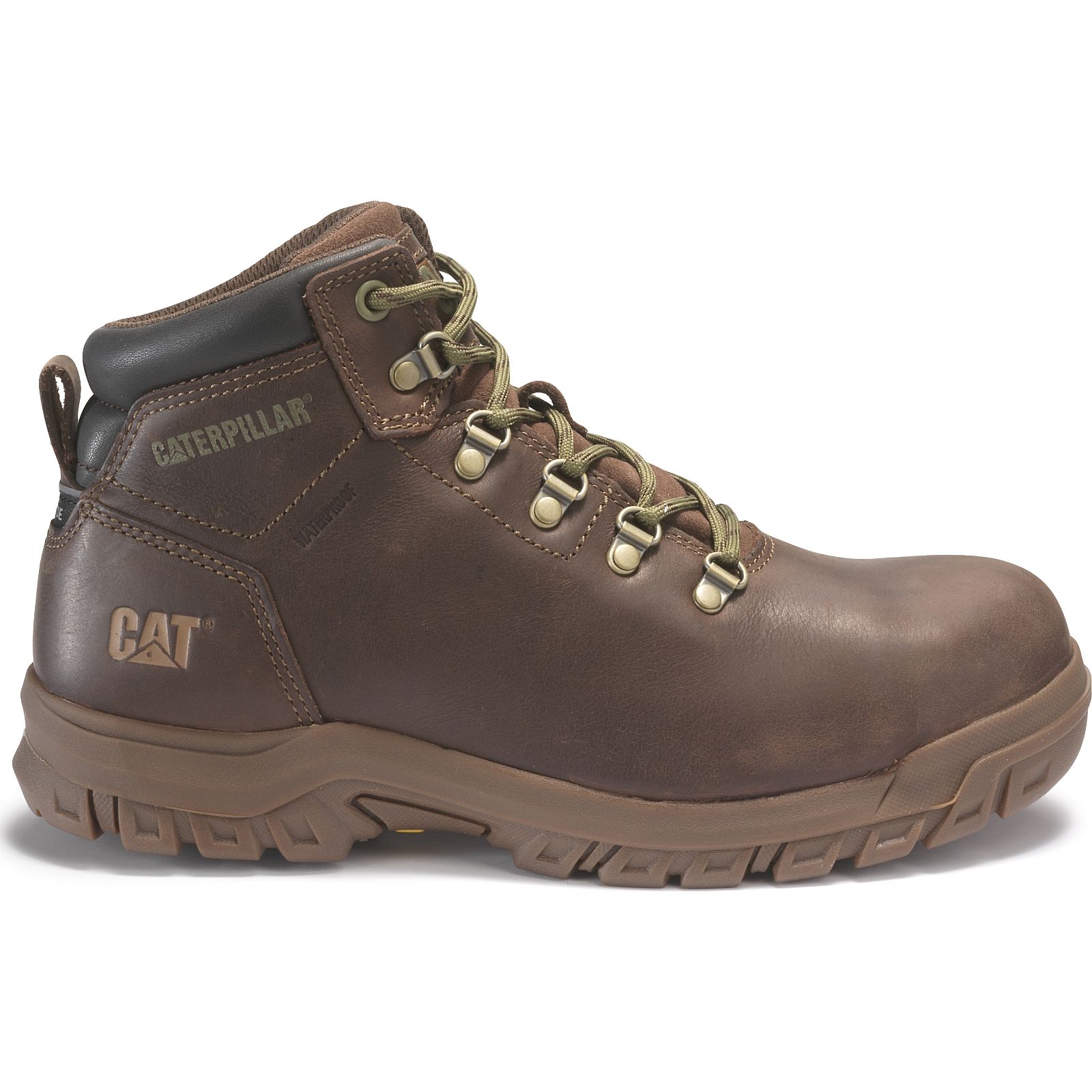 Caterpillar Boots South Africa - Cat Women's Mae Steel Toe S3 Hro Wr Sra Work Boots Brown TZ9736804